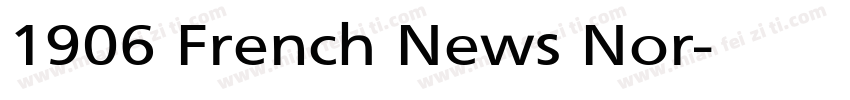 1906 French News Nor字体转换